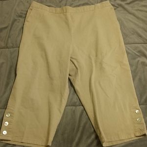 Women's Alfred Dunner Petite Cutoff Pants